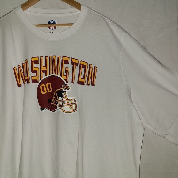 NFL Washington Football Team White Long Sleeve Shirt Size 3XL - Picture 3 of 6
